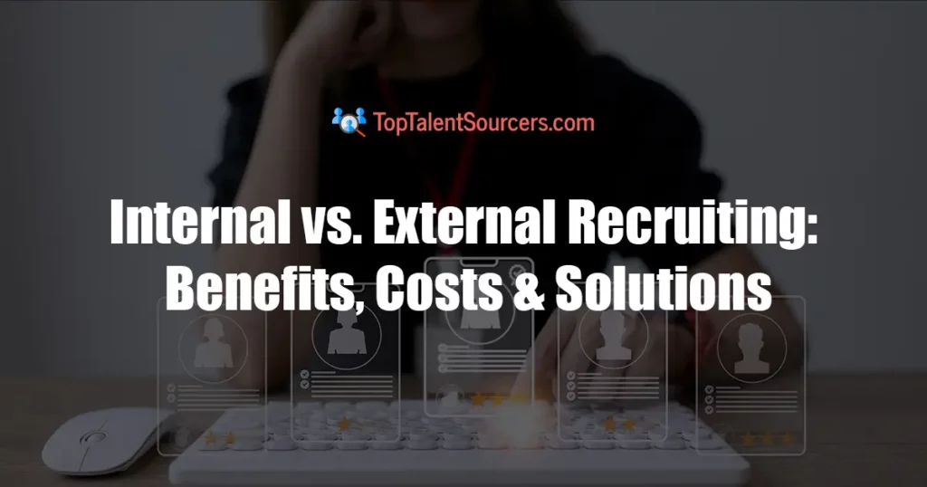 Internal Vs. External Recruiting: Benefits, Costs & Solutions - Featured